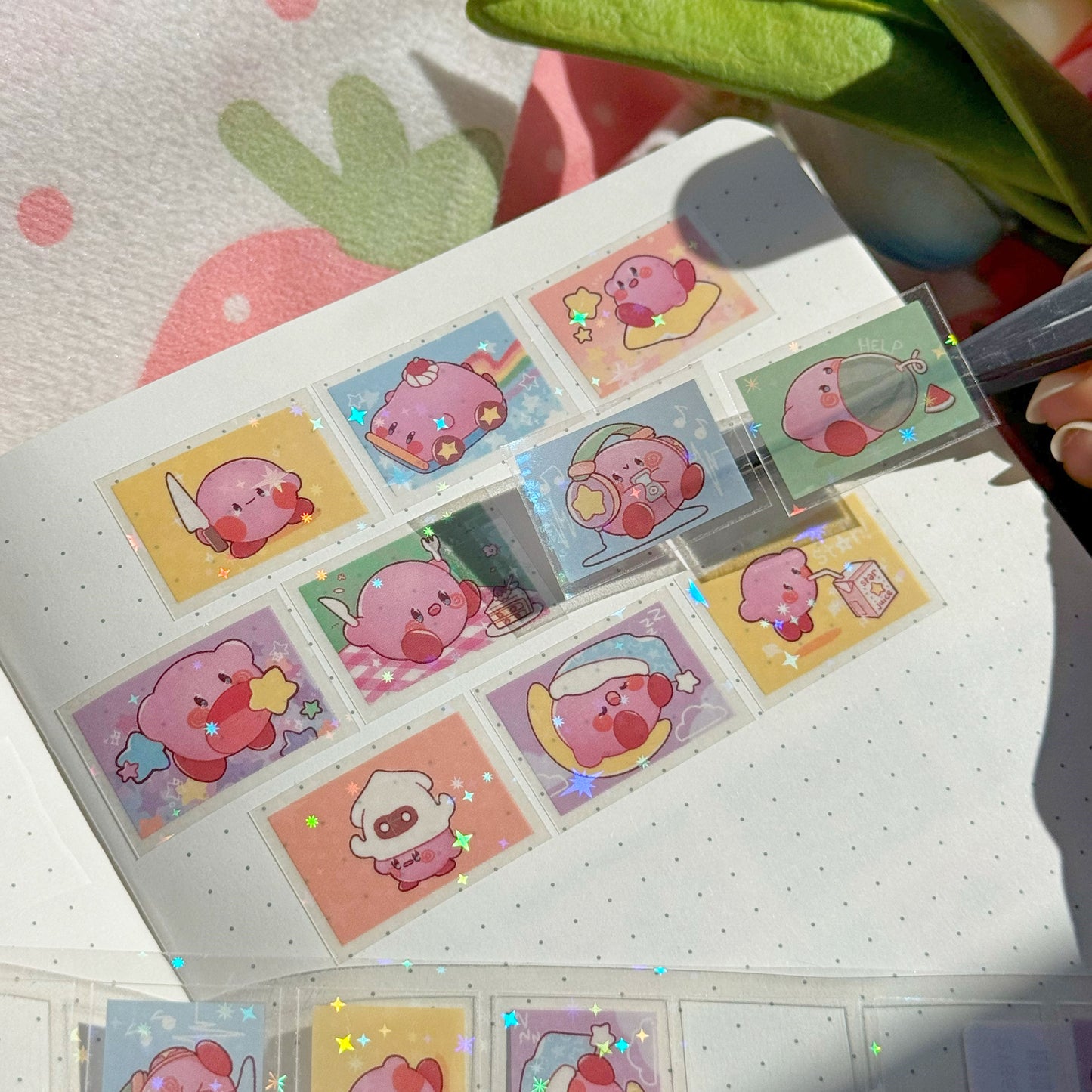 x(CLEARANCE) adventures holographic sticker sheet