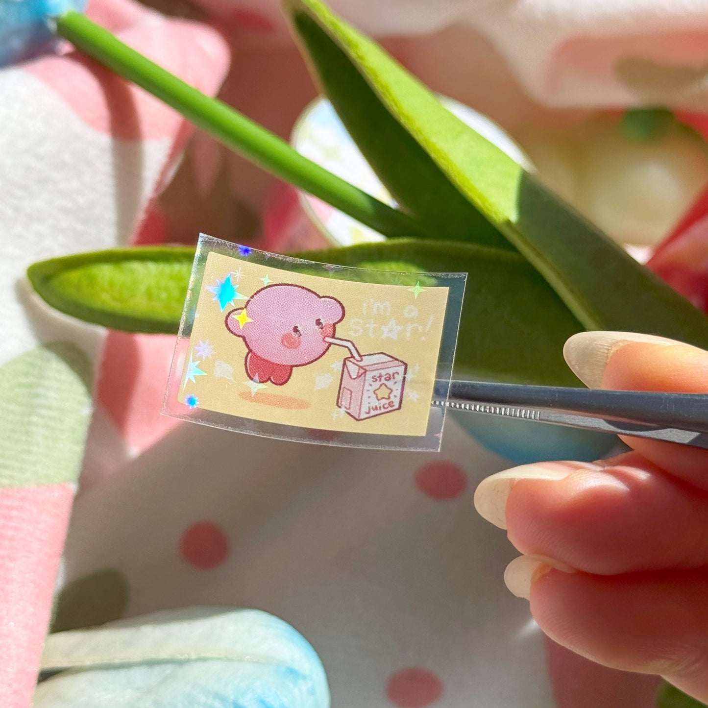 x(CLEARANCE) adventures holographic sticker sheet
