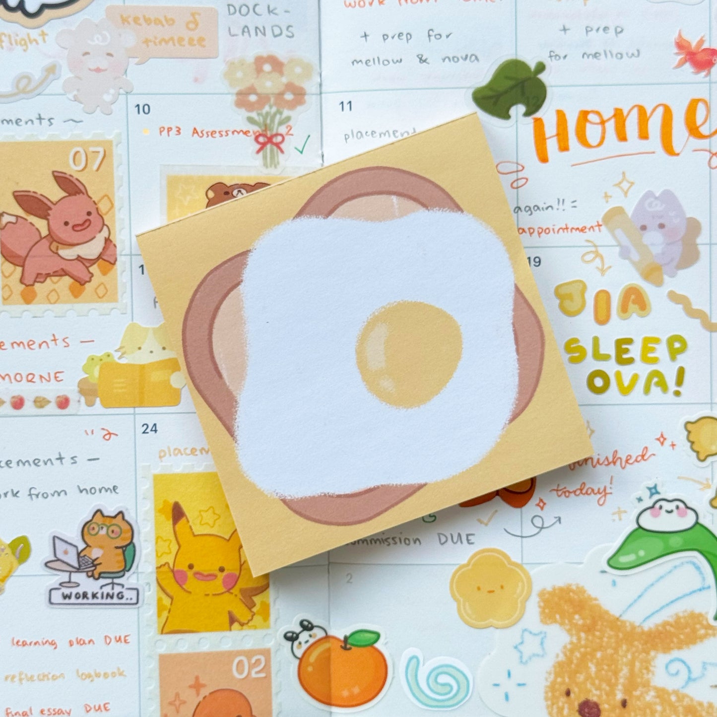 x(CLEARANCE) egg brekky memopad