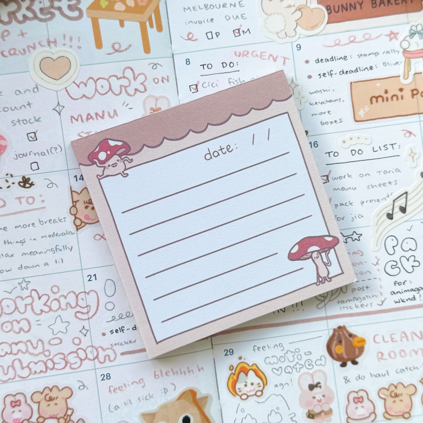 x(CLEARANCE) fun guys memopad