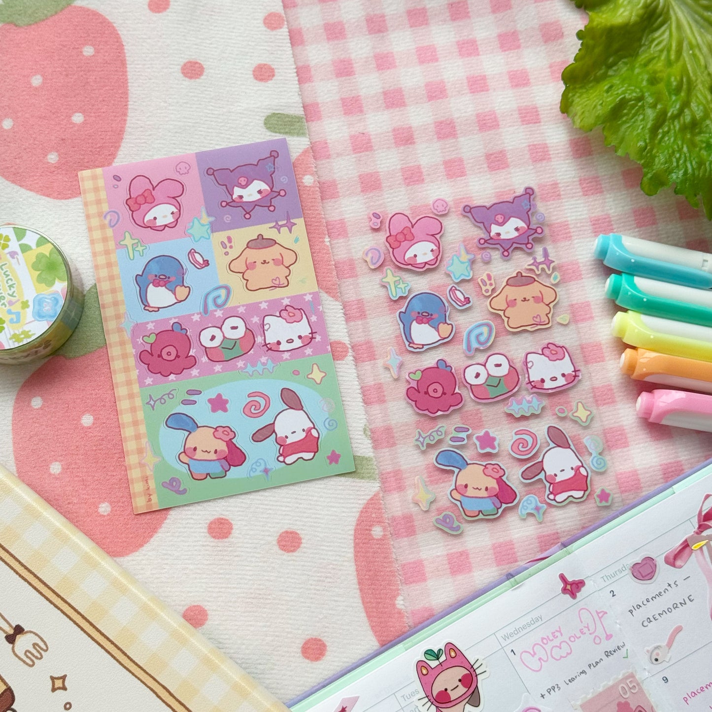 gummy yummy sticker sheet