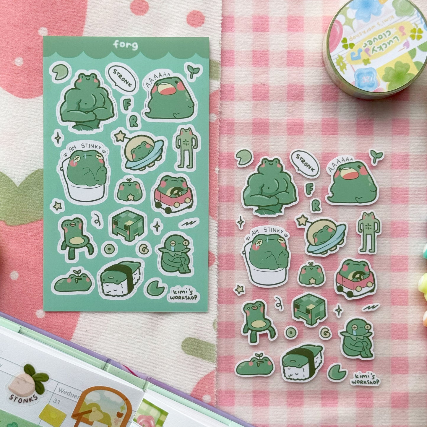 x(CLEARANCE) forg sticker sheet
