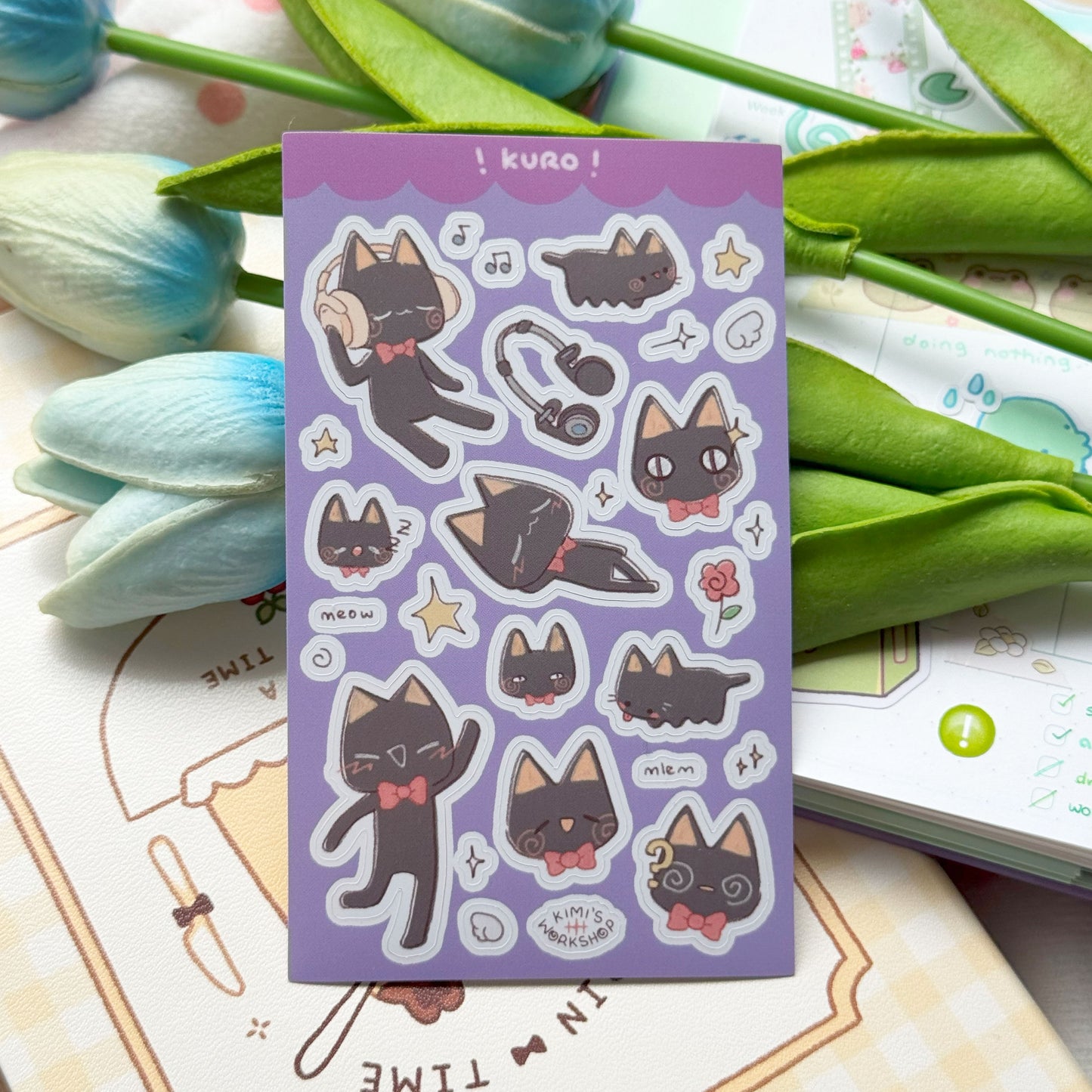 x(CLEARANCE) kuro sticker sheet