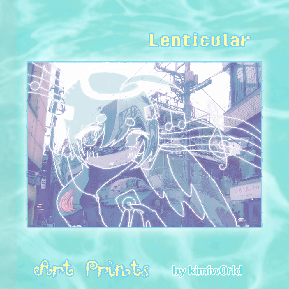 musicangels lenticular print