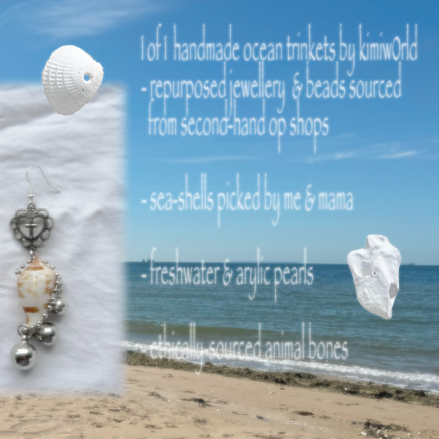 seashell earrings