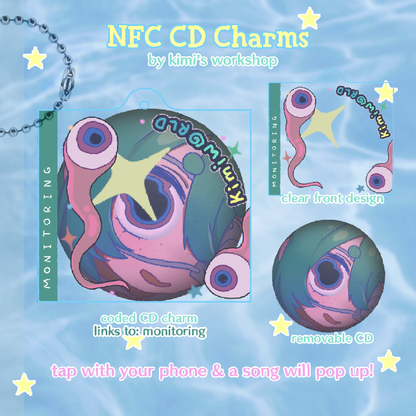monitor NFC CD keychain