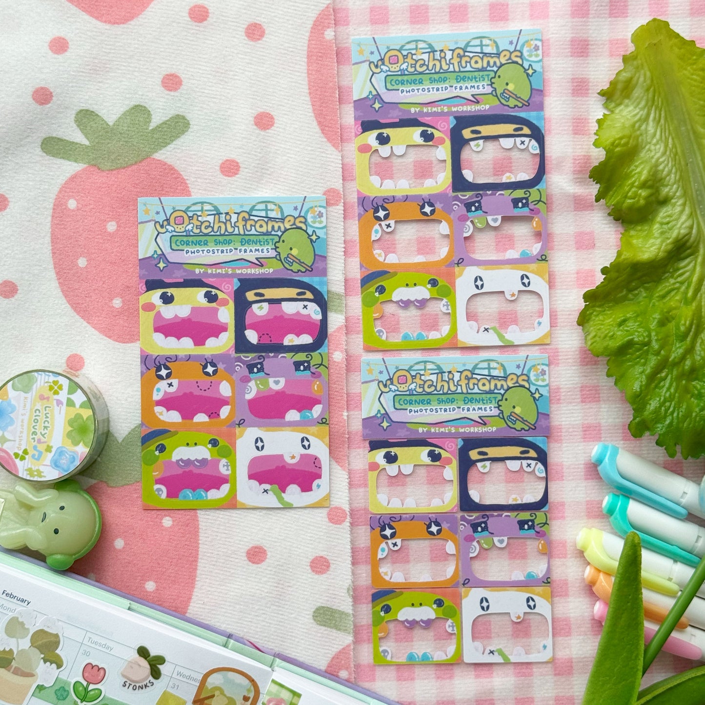 uotchi frames sticker sheet