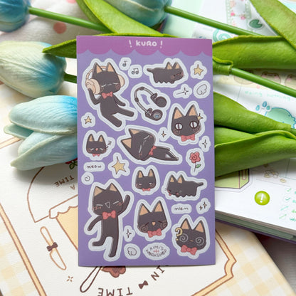 sold out - kuro sticker sheet