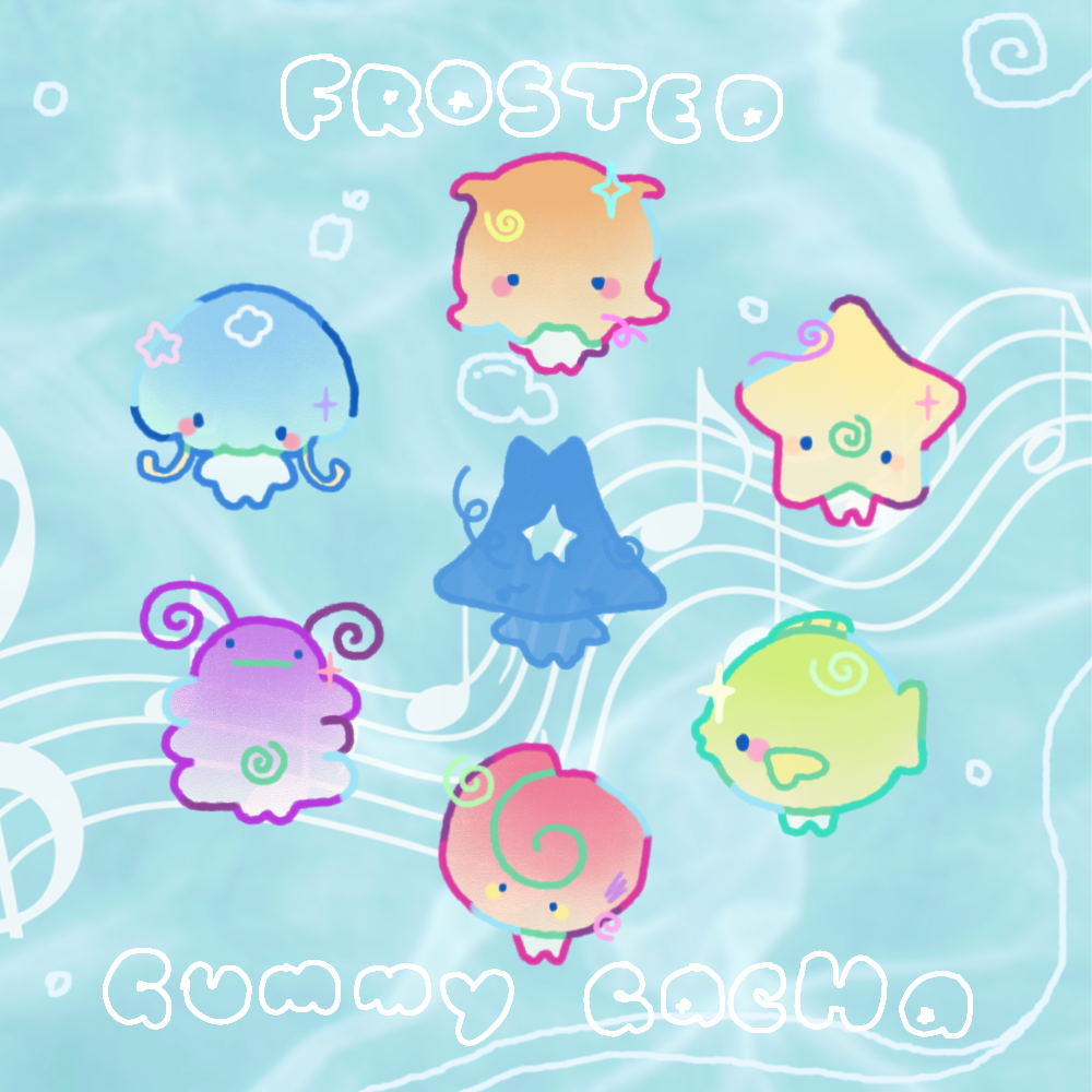 mini frosted gummy charm blind bag