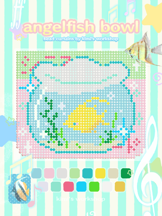 angelfish bowl bead curtain kit