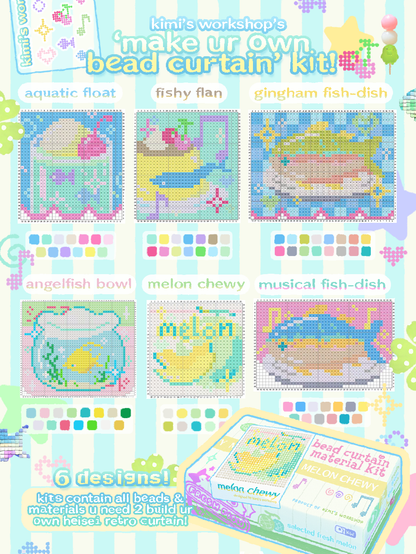 aquatic float bead curtain kit