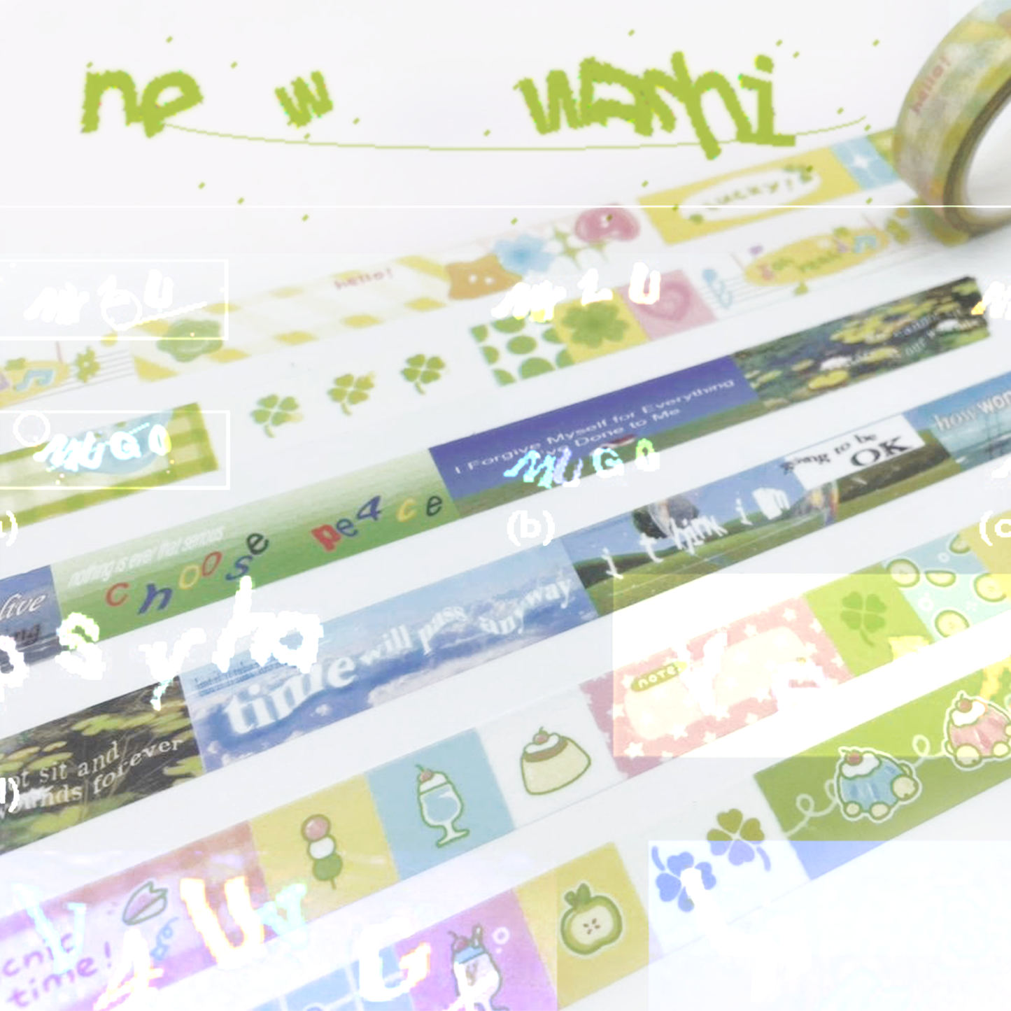 lucky clover washi tape