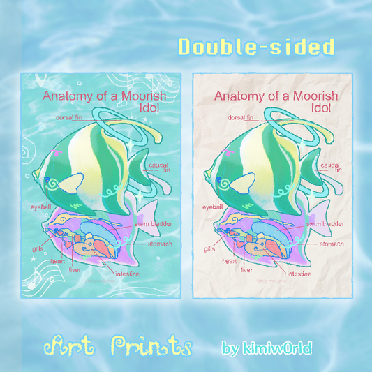 anatomy of a moorish idol print