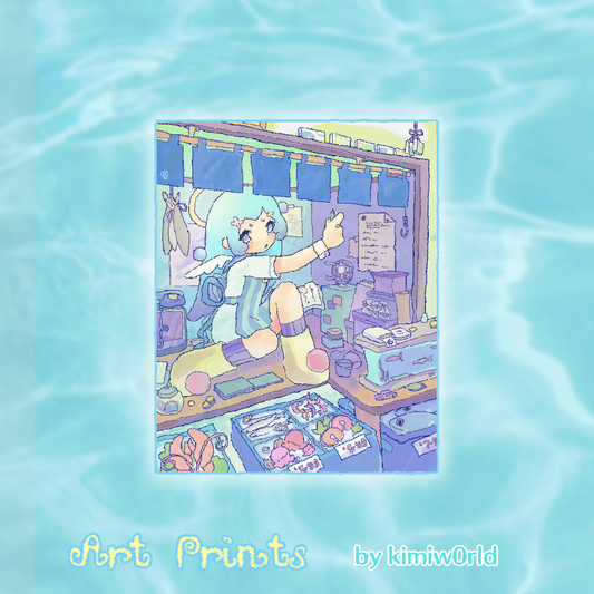kimi's workshop print