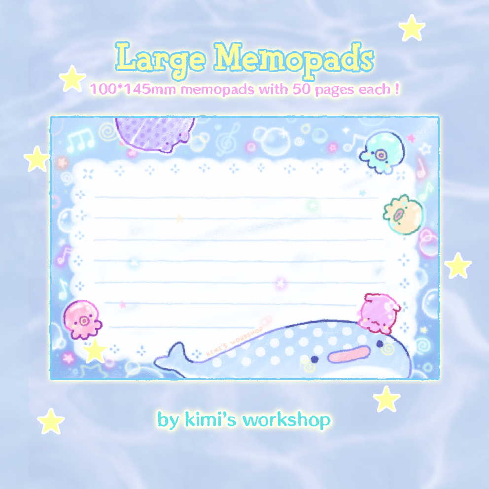 whale memopad