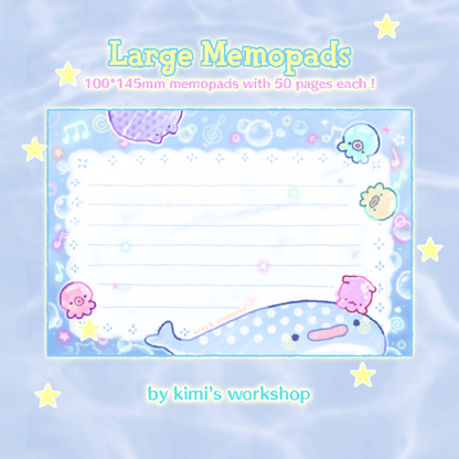whale memopad