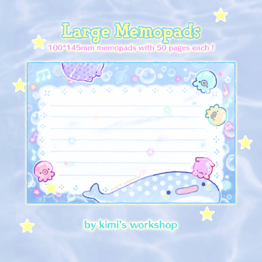whale memopad