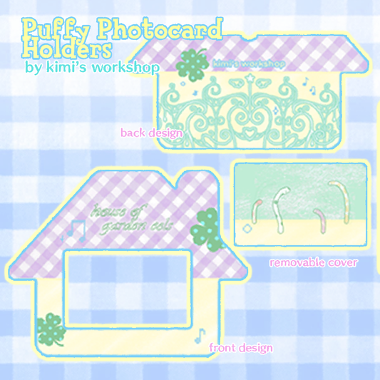 purplehouse of garden eels photocard holder