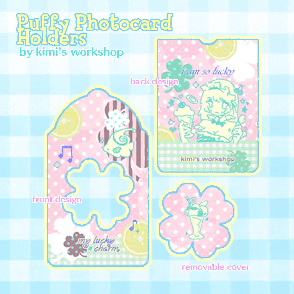 pinklucky photocard holder