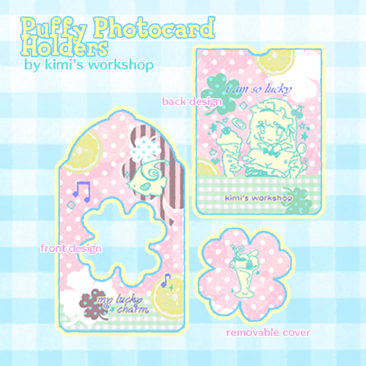 pinklucky photocard holder