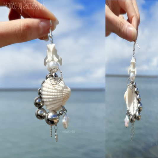 seashell earrings