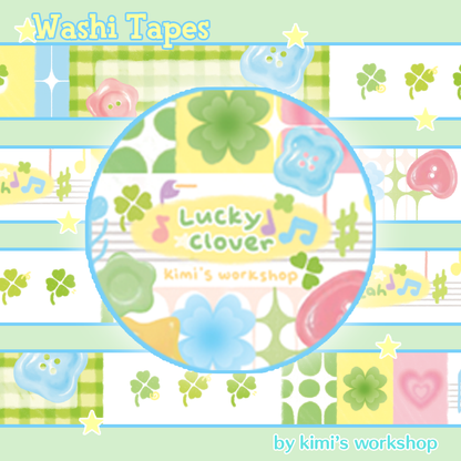 lucky clover washi tape