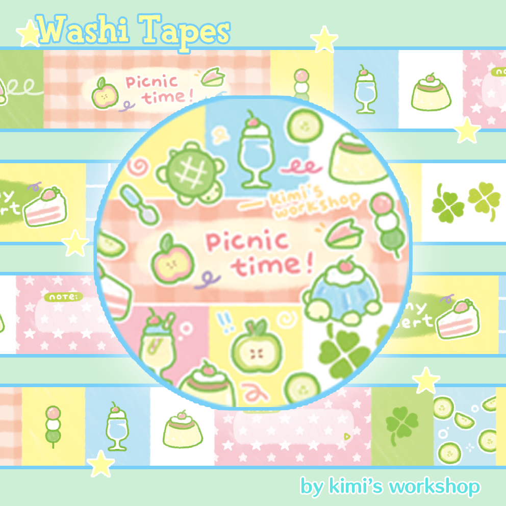 picnic time! washi tape